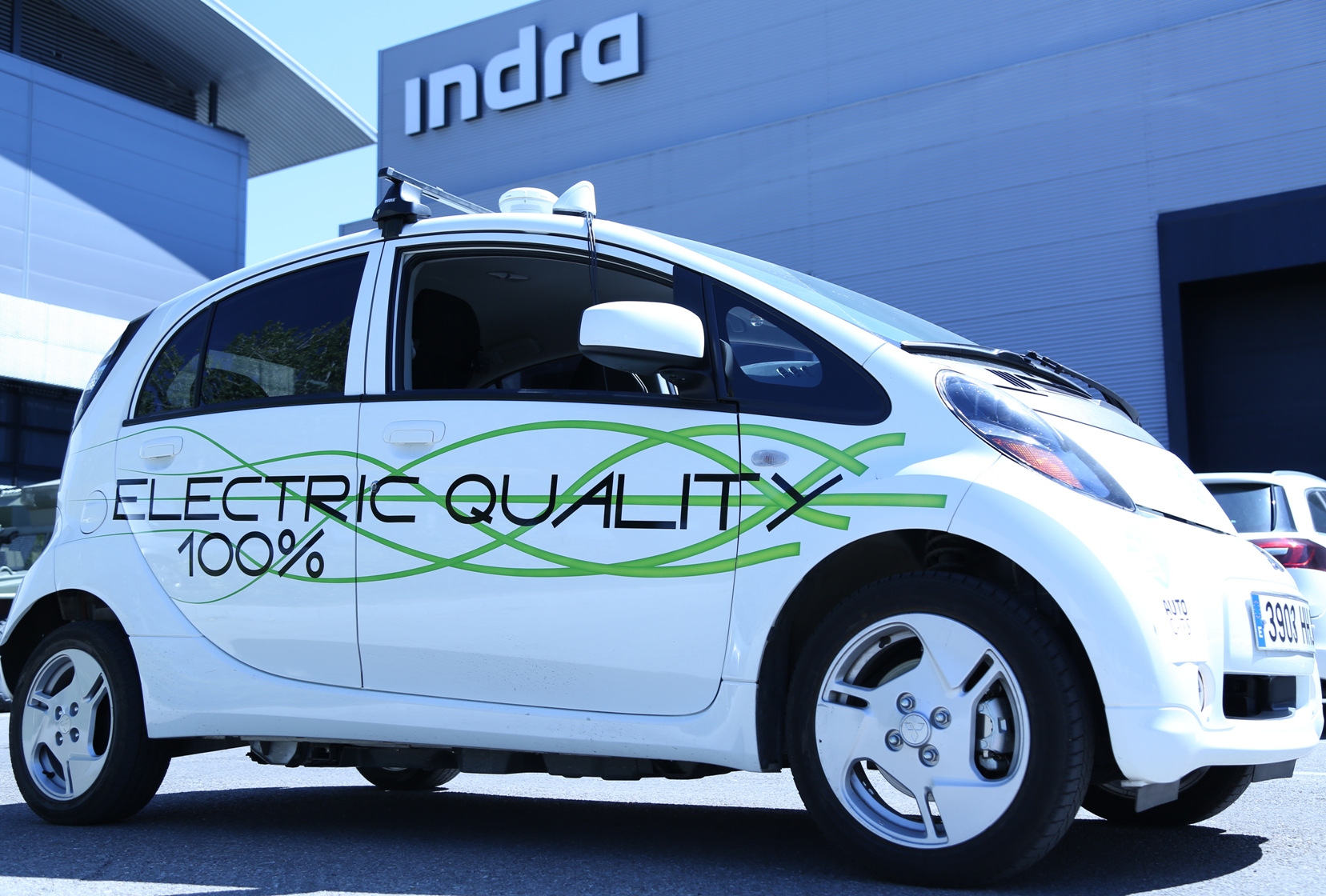 Indra comienza las pruebas del vehículo autónomo en Madrid, en el marco del proyecto AUTOCITS