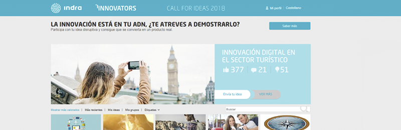Indra stimulates intrapreneurship in its professionals as a response to the new challenges of innovation