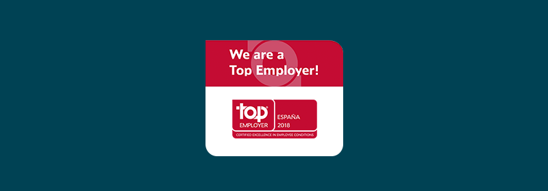Indra, reconocida como Top Employer por su compromiso con el talento de los profesionales