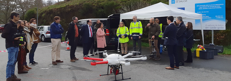 Indra, Sixtema, and Adantia test the first environmental drone that protects rivers and coastal areas, as part of the UAVs Initiative