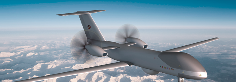 Indra está desarrollando el sistema de comunicaciones satelitales que portarán los grandes drones de defensa del futuro