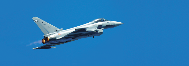 Indra reforzará la capacidad de supervivencia del Eurofighter